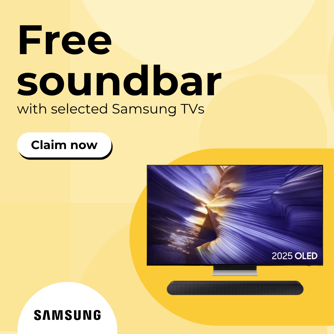 Free soundbar with selected Samsung TVs